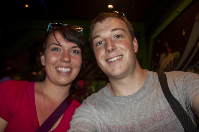 On the Astro Blasters Ride